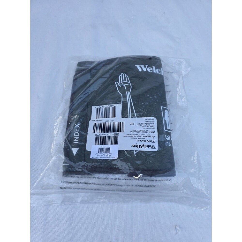 Welch Allyn RPM-BPACC-03 Home Series Large D-Ring Blood Pressure Cuff
